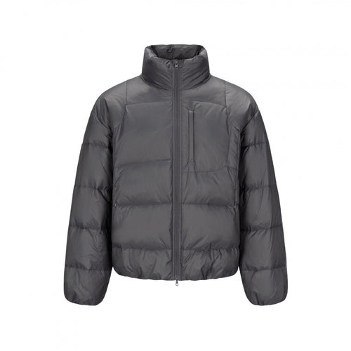 Herren Kurz geschnittene kompakt verstaubare Pufferjacke mit Stehkragen und verdeckter Brusttasche Nord Taschen