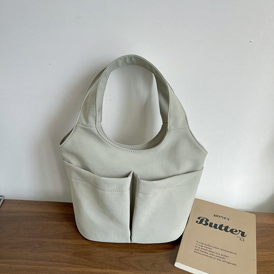 Damen Einkaufstasche mit stylischen Seitentaschen Nord Taschen