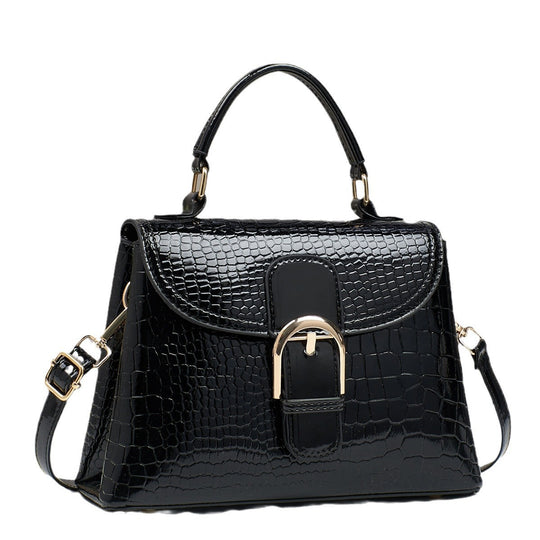 Damen elegante Handtasche mit luxuriösem Kroko-Design Nord Taschen