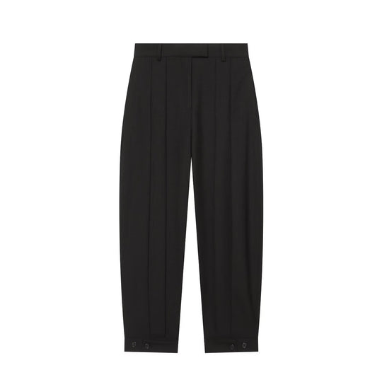 Damen Taillierter Kurzblazer im Reitstil mit verlängerter Knopfleiste und geschwungenem Saum Nord Taschen