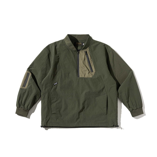 Unisex Technischer Pullover-Anorak mit halbem Reißverschluss und Utility‑Taschen Nord Taschen