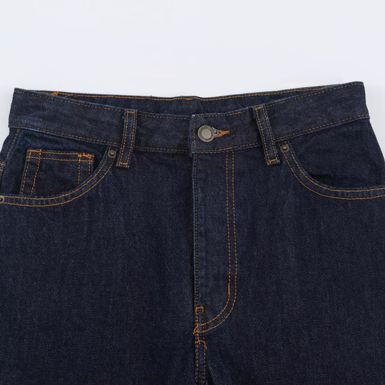Damen Highwaist Relaxed Tapered Jeans mit konischem Bein Nord Taschen