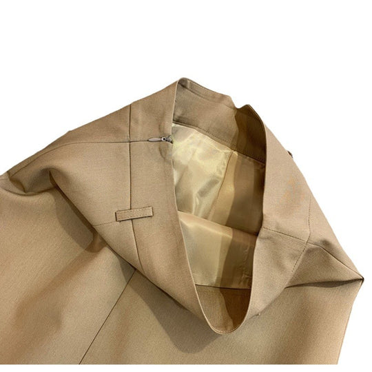 Damen Taillenhoher A‑Linien‑Midirock mit aufgesetzten Pattentaschen und Kellerfalten Nord Taschen