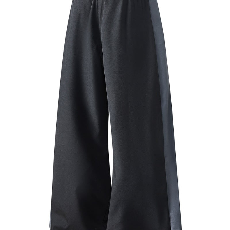Herren Extrabreite Trackpants mit glänzenden Seiteneinsätzen & Kontrastpaspel Nord Taschen