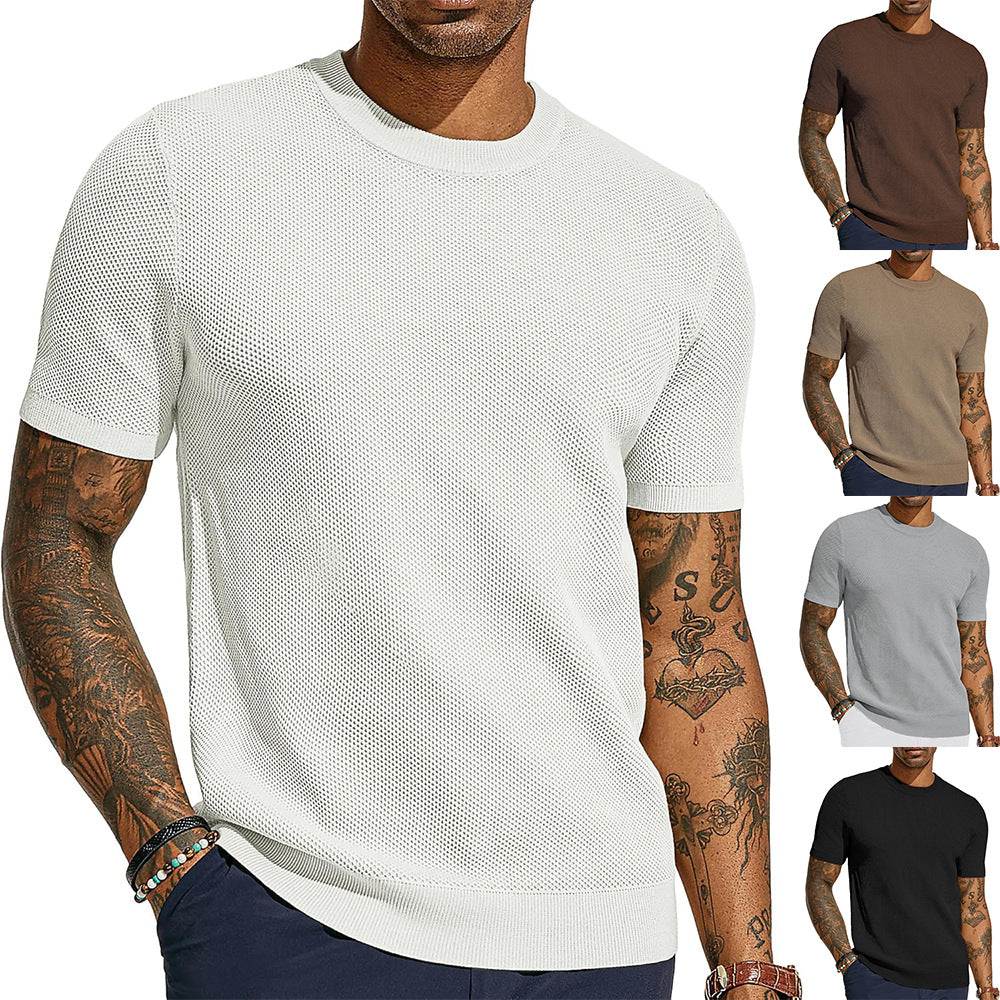 Herren atmungsaktives Netz-T-Shirt