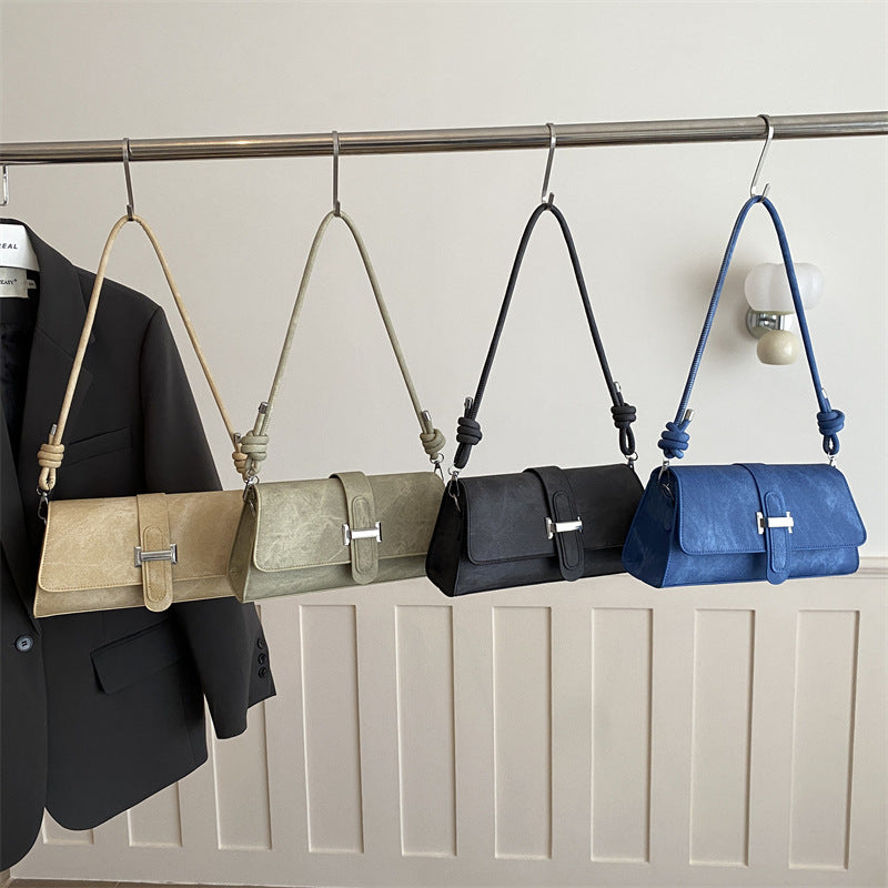 Damen schicke Umhängetasche mit elegantem Klappverschluss Nord Taschen