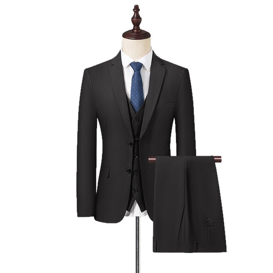 Herren Schlankes Einreihiges Business-Sakko mit Zwei-Knopf-Silhouette Nord Taschen