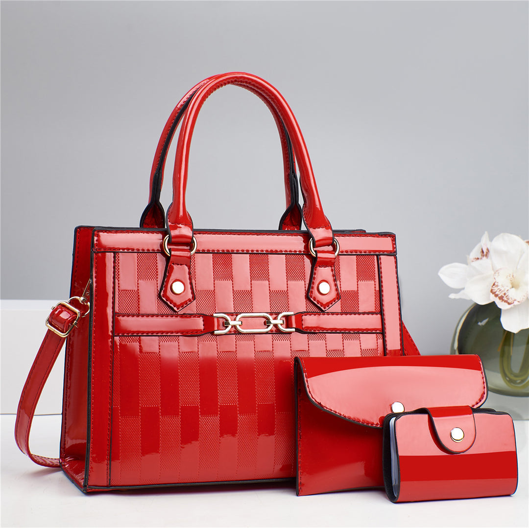Damen stilvolle Handtasche mit herausnehmbarem Geldbeutel Nord Taschen