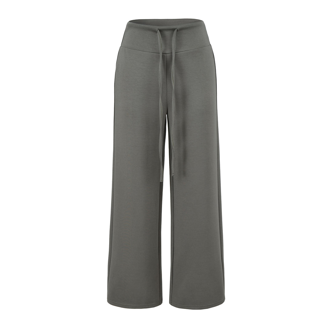 Damen Culotte-Loungehose mit hohem Komfortbund und Tunnelzug Nord Taschen