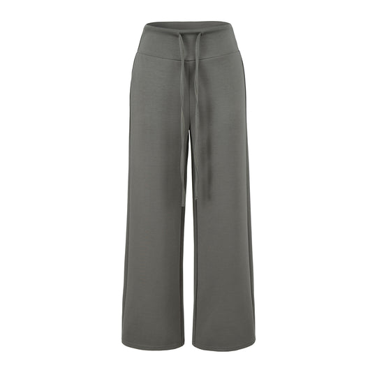 Damen Culotte-Loungehose mit hohem Komfortbund und Tunnelzug Nord Taschen