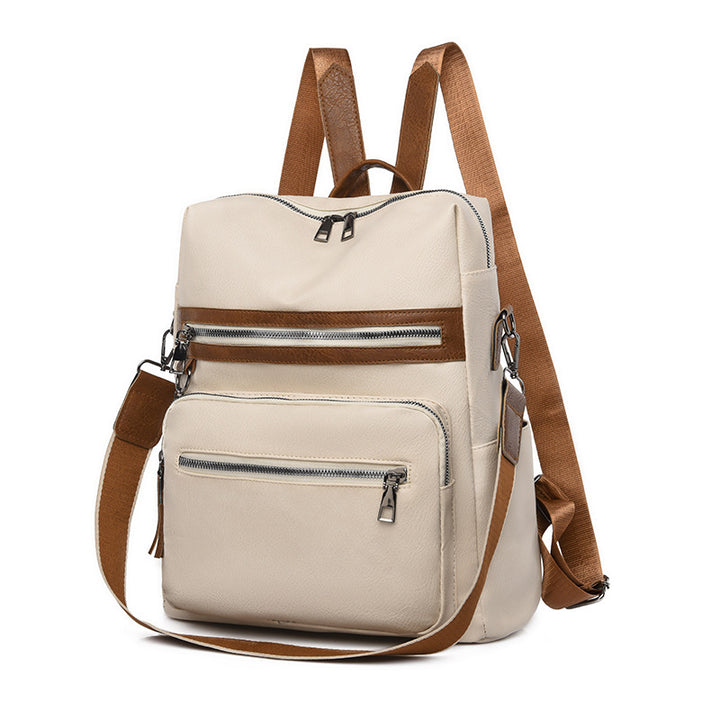 Damen eleganter Rucksack mit mehreren Reißverschlussfächern Nord Taschen
