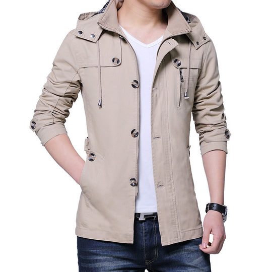 Herren Modische Übergangsjacke Nord Taschen