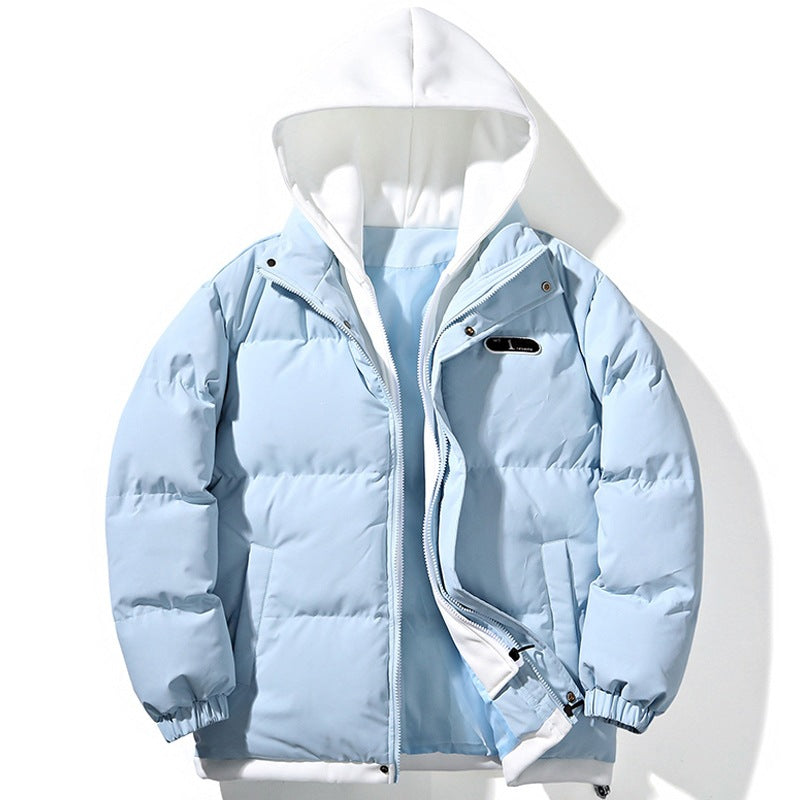 Damen Gepolsterte Oversize-Steppjacke mit Kapuze, Kordelzug & elastischen Bündchen Nord Taschen