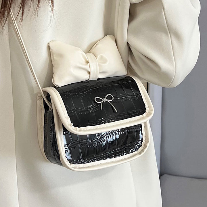 Damen Mini-Handtasche mit verspieltem Schleifendetail Nord Taschen
