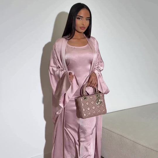 Damen elegante Maxikleid mit weitem Schnitt Nord Taschen