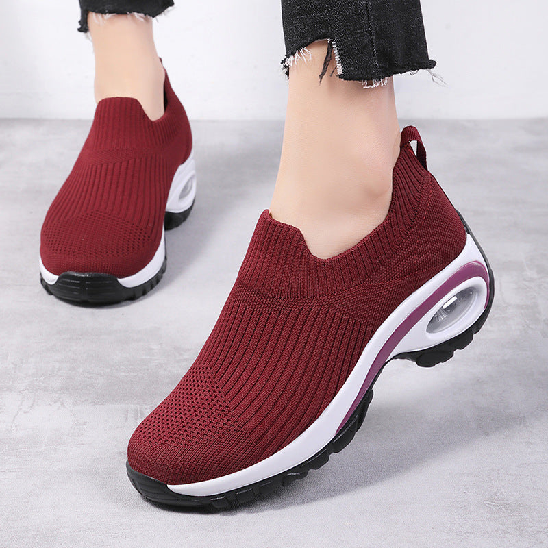 Damen Atmungsaktive Slip-On Sneakers mit unterstützender Dämpfung Nord Taschen