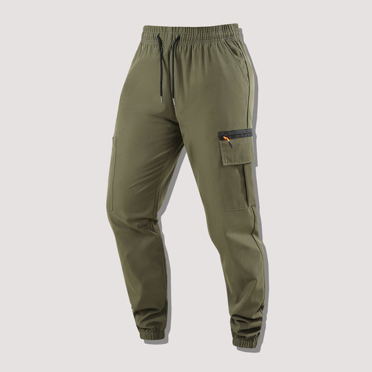 Herren Funktionale Cargo-Jogginghose mit Reißverschlusstasche und elastischem Bund Nord Taschen