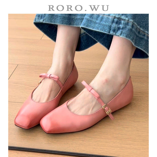 Damen Mary Jane Ballerinas mit edlem Riemenverschluss und komfortabler Sohle
