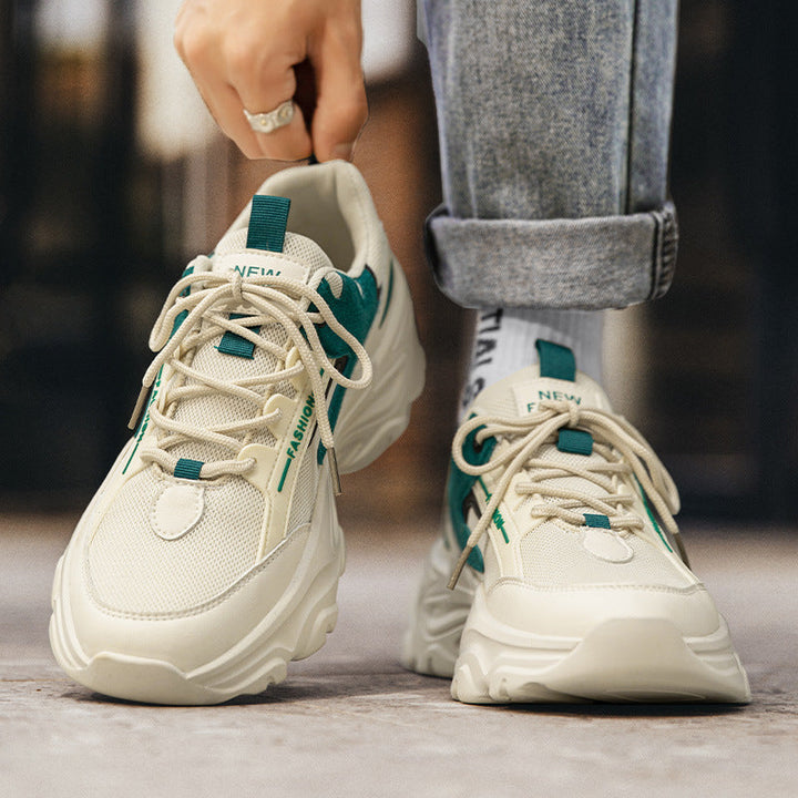 Damen Freizeit Sneakers mit atmungsaktivem Mesh-Obermaterial und stoßdämpfender Sohle