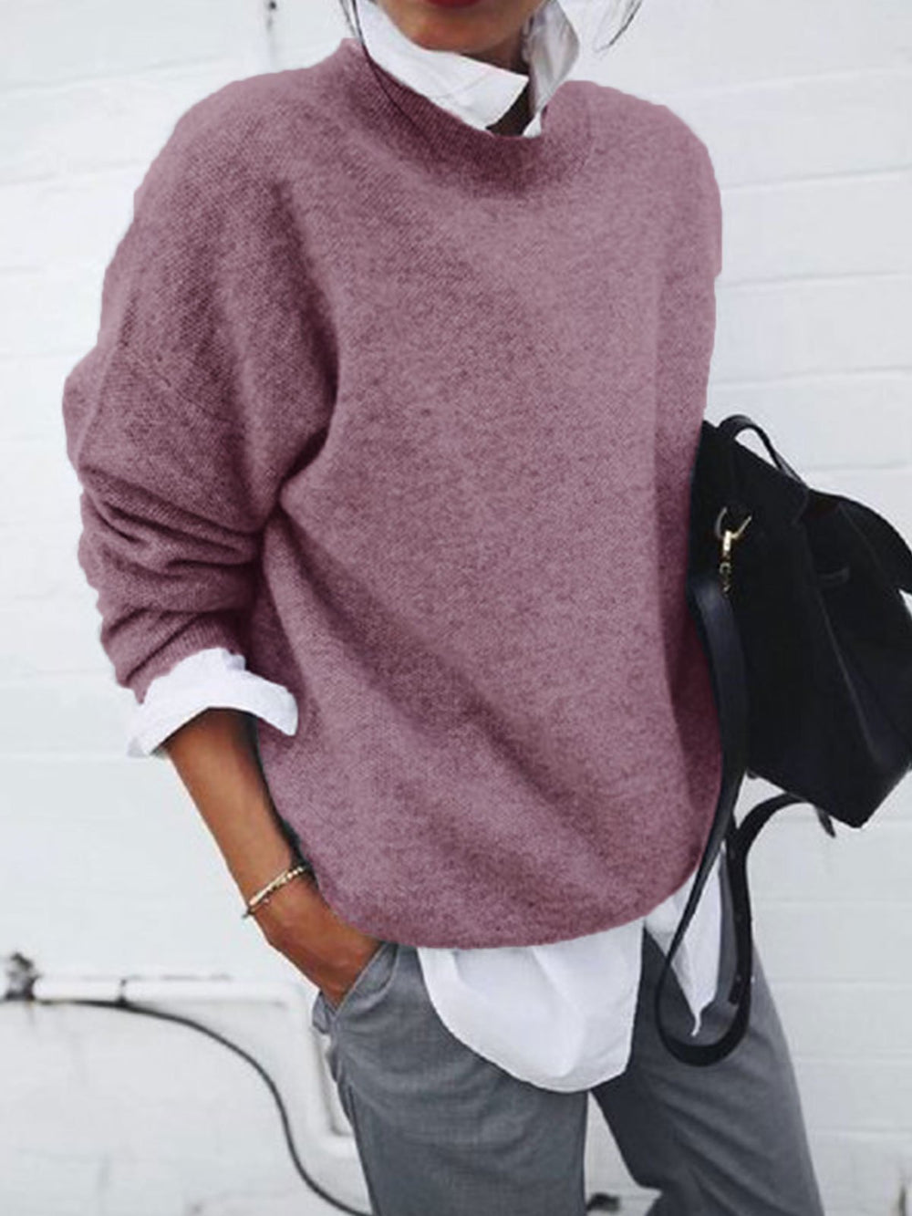 Eleganter Kaschmirpullover Damen