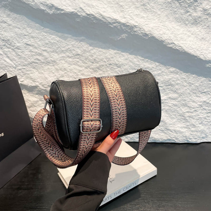 Damen Umhängetasche mit elegantem, geflochtenem Schultergurt Nord Taschen
