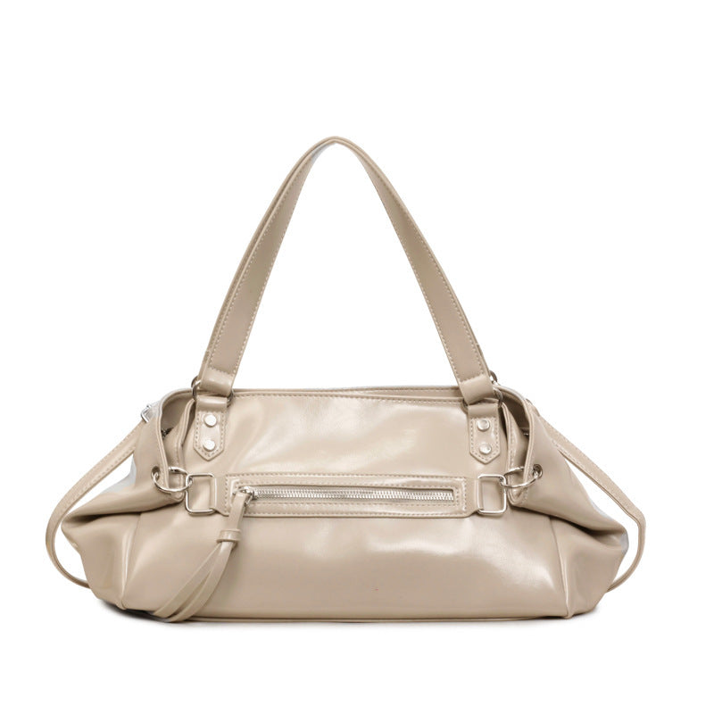Damen elegante Handtasche mit praktischen Reißverschlusstaschen Nord Taschen