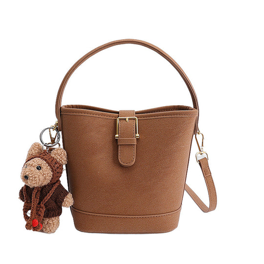 Damen Hobo- und Mini-Handtaschen Set mit verspieltem Anhänger Nord Taschen