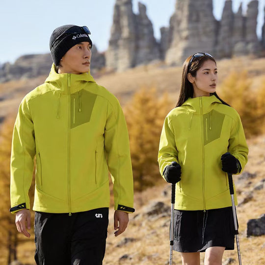 Unisex Softshell Outdoorjacke mit Kapuze, winddicht und elastisch Nord Taschen