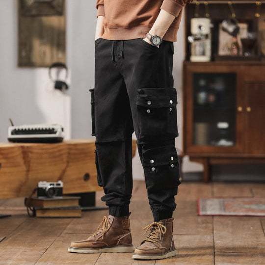 Herren Cargohose mit multifunktionalen Pattentaschen und elastischem Saum Nord Taschen