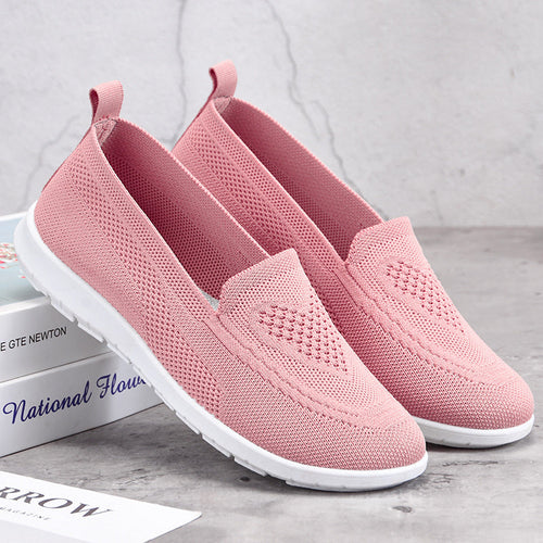 Damen Atmungsaktive Slip-On Freizeitschuhe mit flexiblem Design Nord Taschen