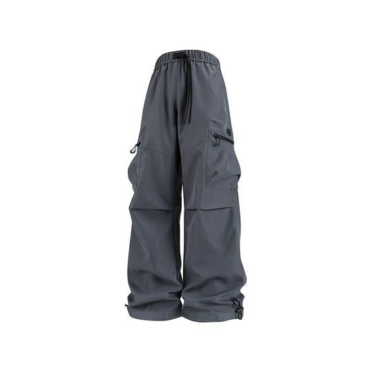 Herren Weite technische Cargo-Hose mit Multifachtaschen, Tunnelzug und verstellbaren Beinabschlüssen Nord Taschen