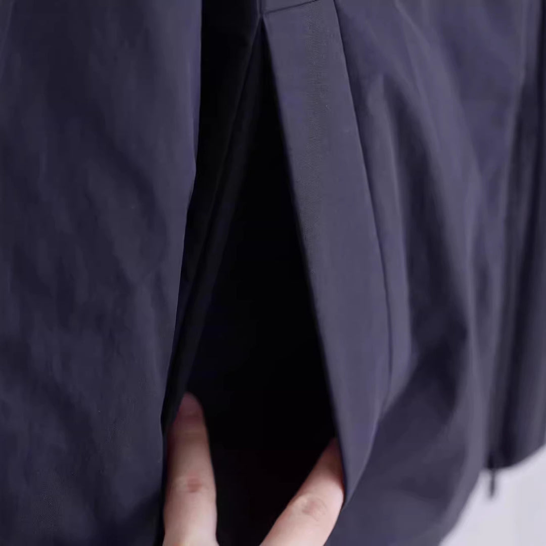 Damen Übergangsjacke mit hohem Kragen und seitlichen Taschen Nord Taschen
