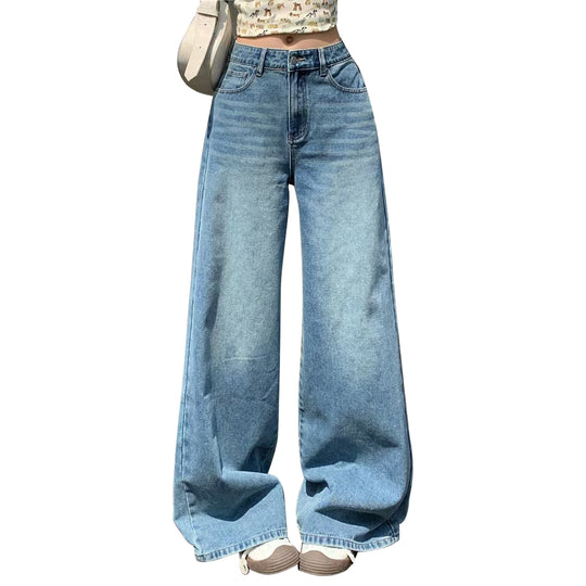 Damen Extraweite High-Waist Palazzo-Jeans aus Denim Nord Taschen