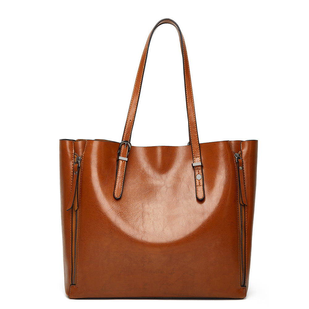Damen Shopper-Tasche aus hochwertigem Kunstleder mit elegantem Innenfächersystem Nord Taschen