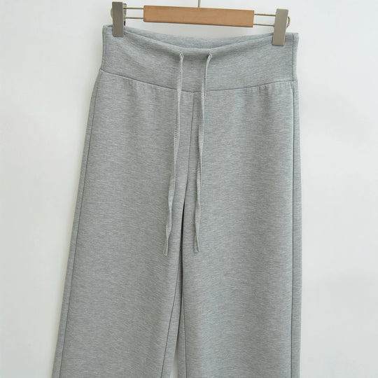 Damen Culotte-Loungehose mit hohem Komfortbund und Tunnelzug Nord Taschen