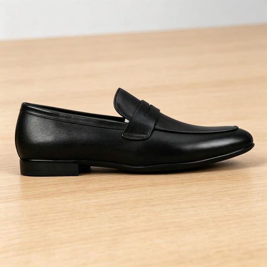 Herren Elegante Lederschlüpfschuhe Nord Taschen