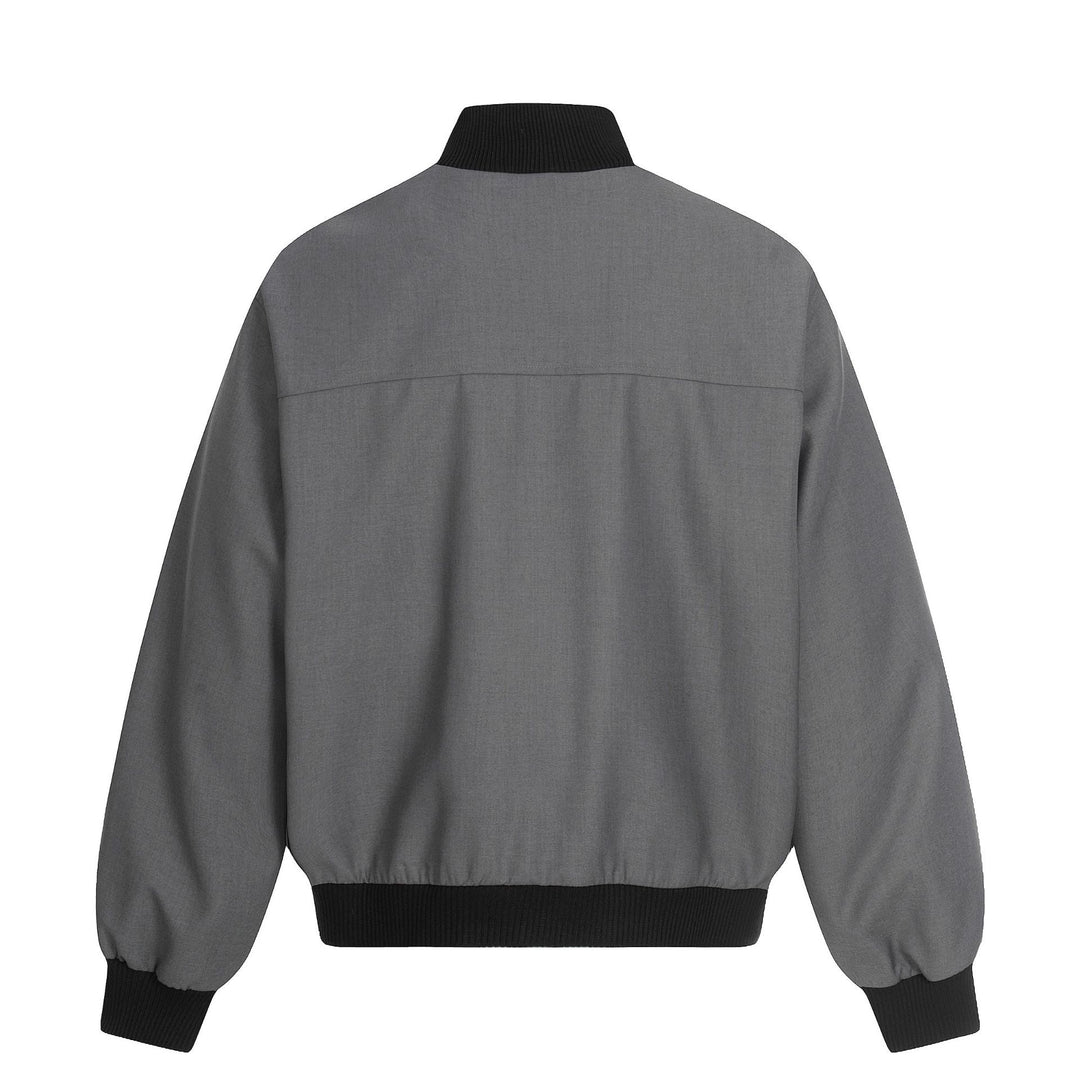 Unisex Kurze Boxy‑Bomberjacke mit verdeckter Reißverschluss‑Front und hohem Rippkragen Nord Taschen