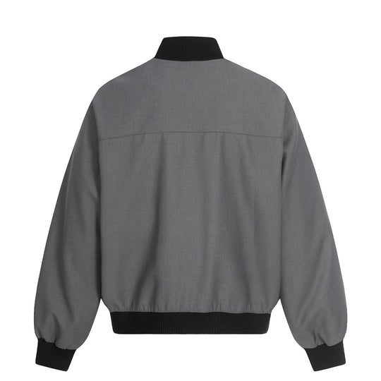 Unisex Kurze Boxy‑Bomberjacke mit verdeckter Reißverschluss‑Front und hohem Rippkragen Nord Taschen