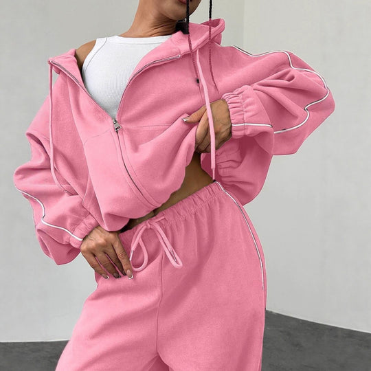 Damen Oversize Hoodie-Set Nord Taschen