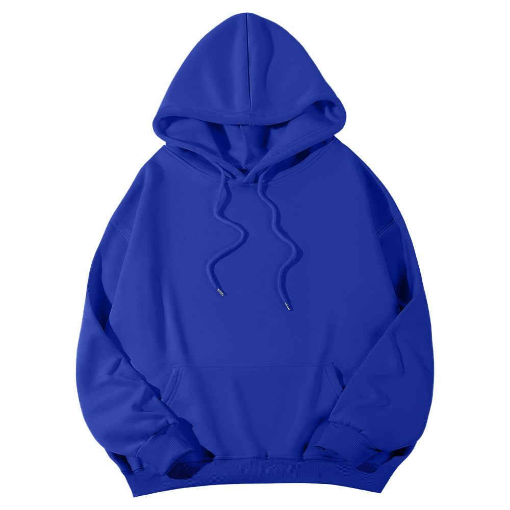 Unisex nan Oversize-Fleece-Hoodie mit tiefer Schulter, Kängurutasche und breitem Rippbund Nord Taschen