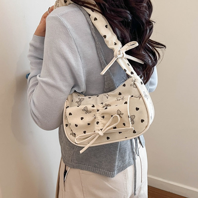 Damen modische Handtasche mit verspieltem Schleifendetail Nord Taschen