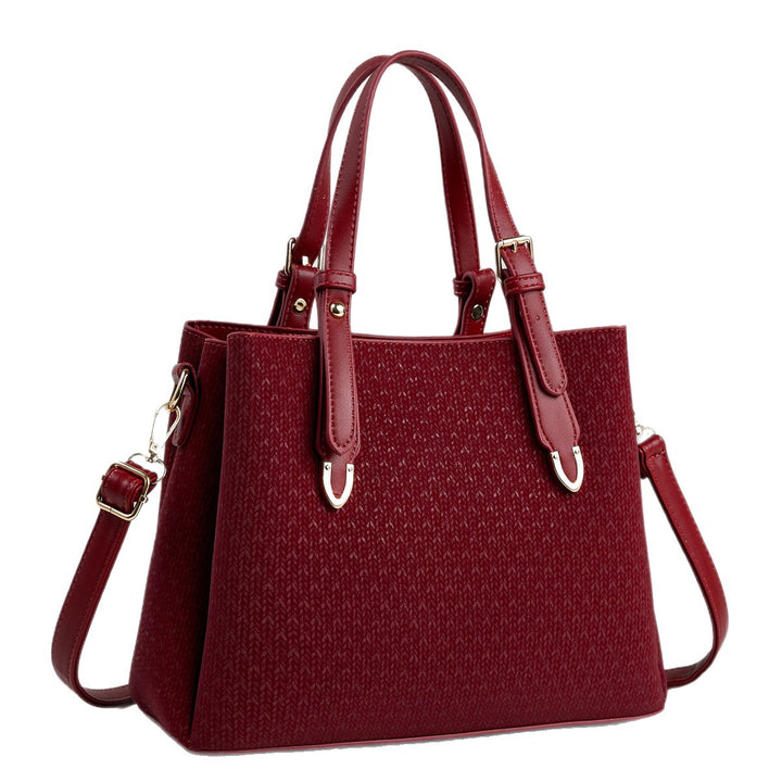 Damen Handtasche mit strukturiertem Design und abnehmbaren Tragegurt Nord Taschen
