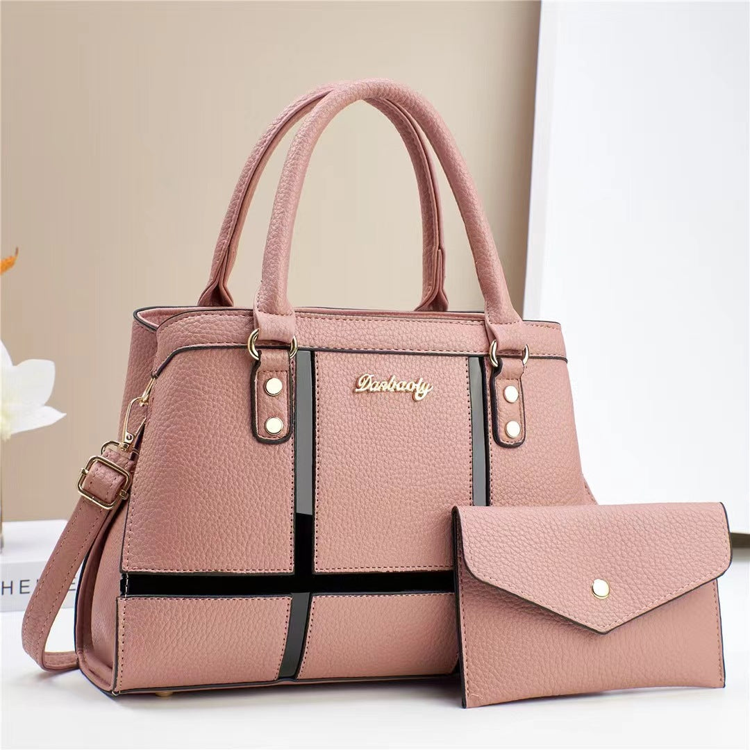 Damen praktische Handtasche mit abnehmbarer Clutch Nord Taschen