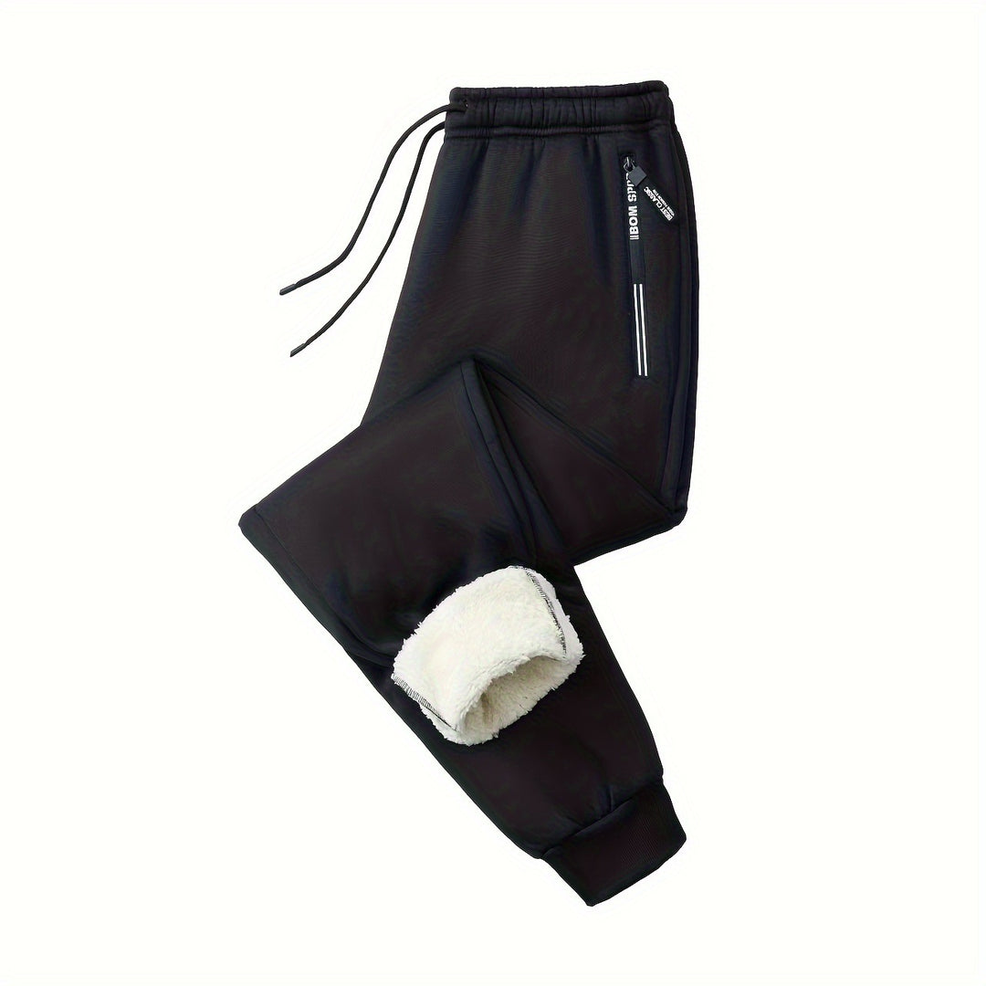 Herren Tapered Performance-Jogginghose mit elastischem Bund, Reißverschlusstaschen & gerippten Beinbündchen Nord Taschen