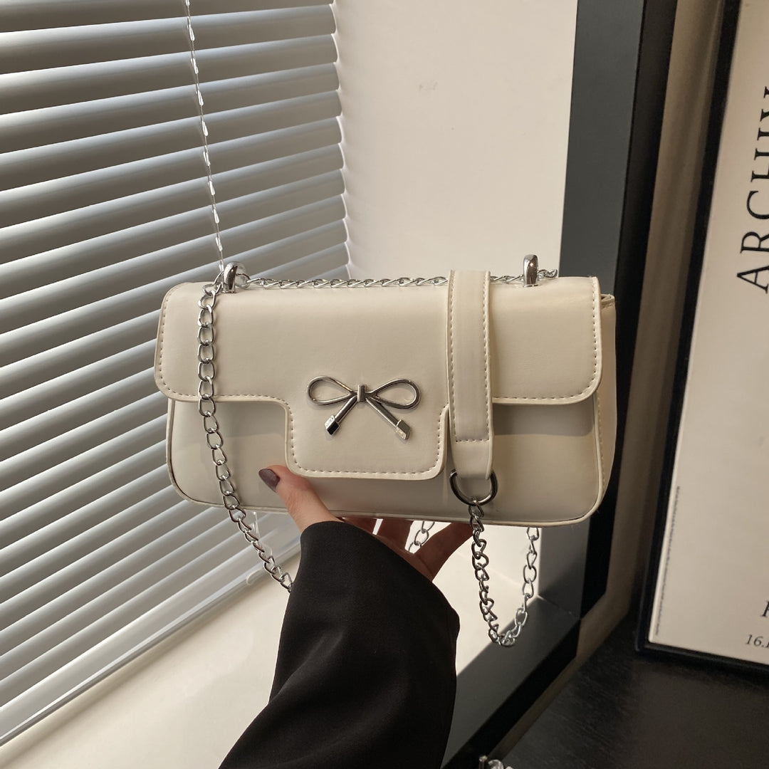Damen Taschenset mit Kettenriemen und elegantem Schleifenakzent Nord Taschen