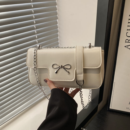 Damen Taschenset mit Kettenriemen und elegantem Schleifenakzent Nord Taschen