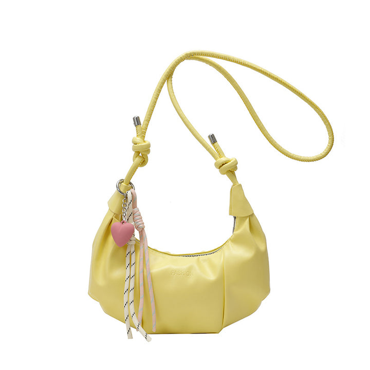 Damen Handtasche mit einzigartigem Kordelzugdesign und verspieltem Anhänger Nord Taschen