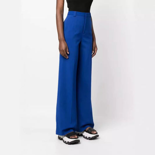 Damen High‑Waist Weitbein‑Hose im Tailoring‑Look Nord Taschen