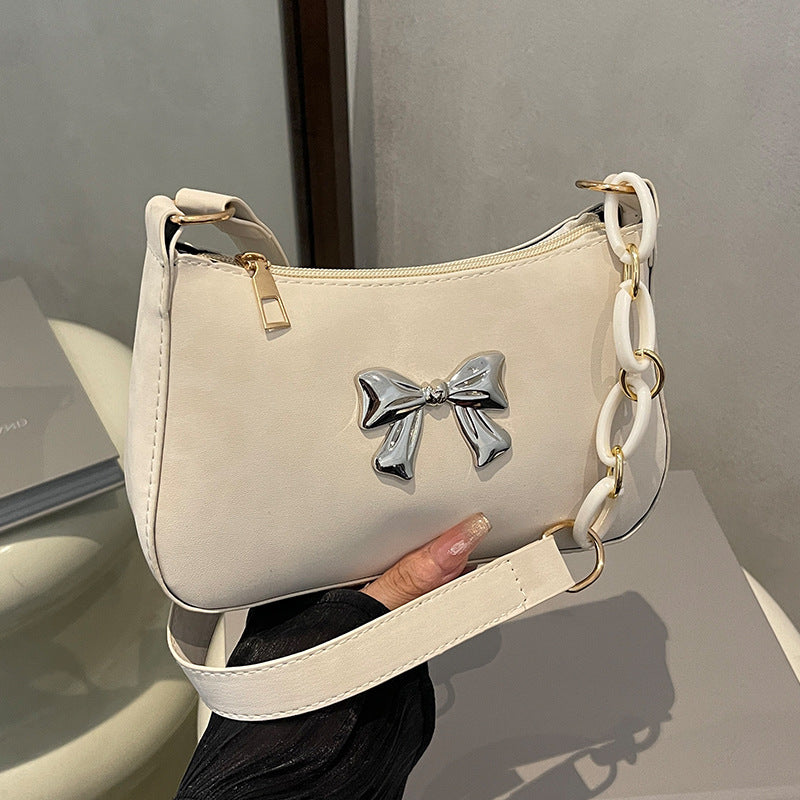 Damen Handtasche mit eleganter Schleifenverzierung Nord Taschen