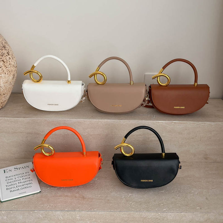 Damenhandtasche mit elegantem Schwunggriff Nord Taschen